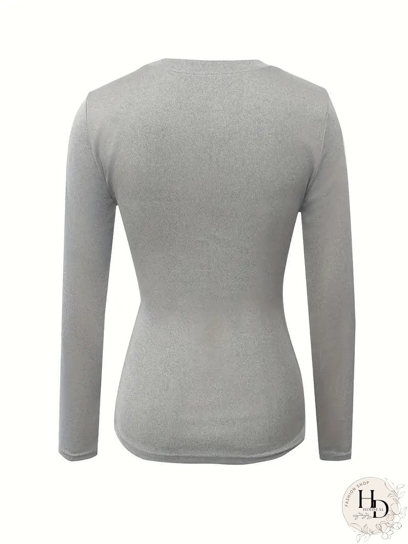 Trendy Ribbed Mock Neck Top
