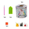 (US Local)Lovebird DIY Diamond Painting Handmade Tissue Holder Rhinestones Tissue Box