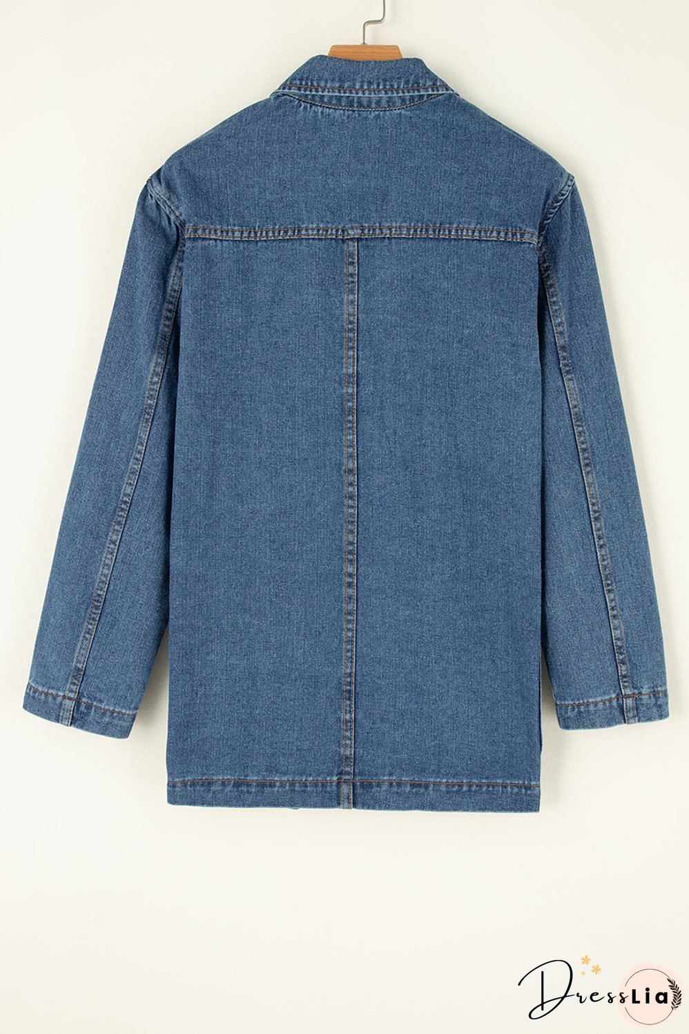 Raw Hem Denim Jacket