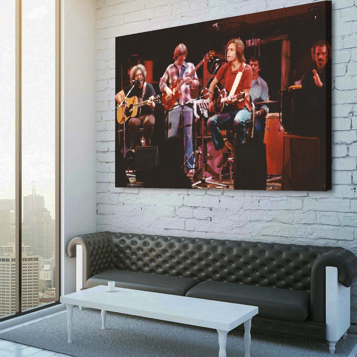 The Grateful Dead at Radio City Music Hall 1980 Canvas Wall Art 