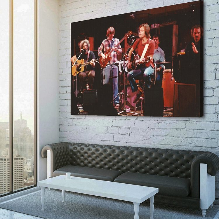 The Grateful Dead at Radio City Music Hall 1980 Canvas Wall Art