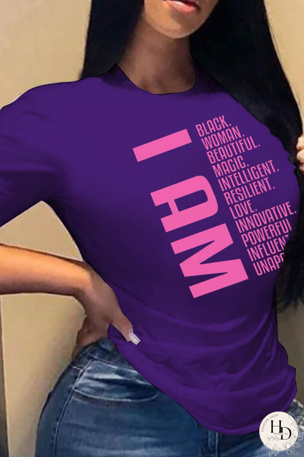 Black Casual Print Patchwork O Neck T-Shirts