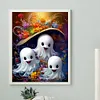 40x50cm halloween fant&ocirc;me 5d bricolage plein per&ccedil;age rond diamant peinture kit d&eacute;coration int&eacute;rieure