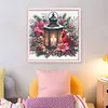 Cardinal and Lamp Full Stamped Cross Stitch Kit 11CT 3-Strand 40x40cm Animal