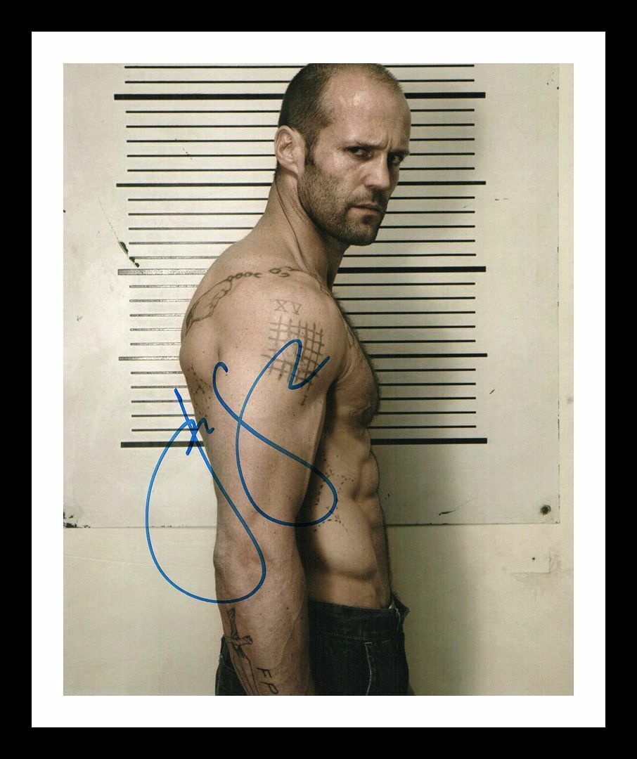 Jason Statham Autograph Signed & Framed Photo Poster painting 3