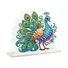 Acrylic Peacock 5D DIY Diamond Art Paper Towel Storage Rack Decor for Home Decor