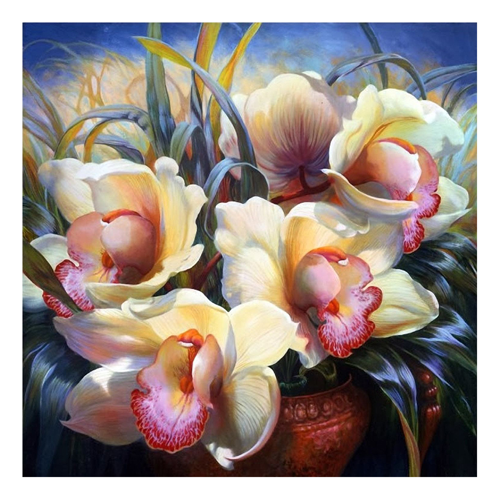 

Orchid - Round Drill Diamond Painting - 30*30CM, 501 Original