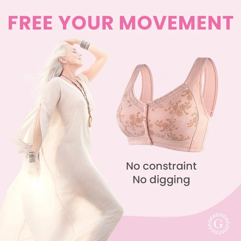 Glamorette - LAST DAY SALE 80% - Cotton Front Closure Bra