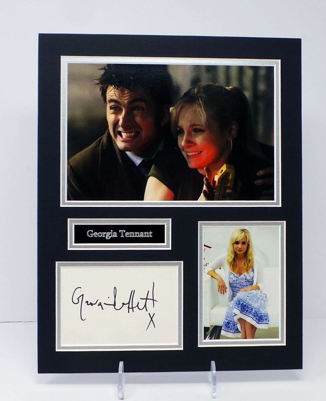 Georgia TENNANT MOFFETT Signed Mounted Photo Poster painting Display AFTAL RD COA Dr Who