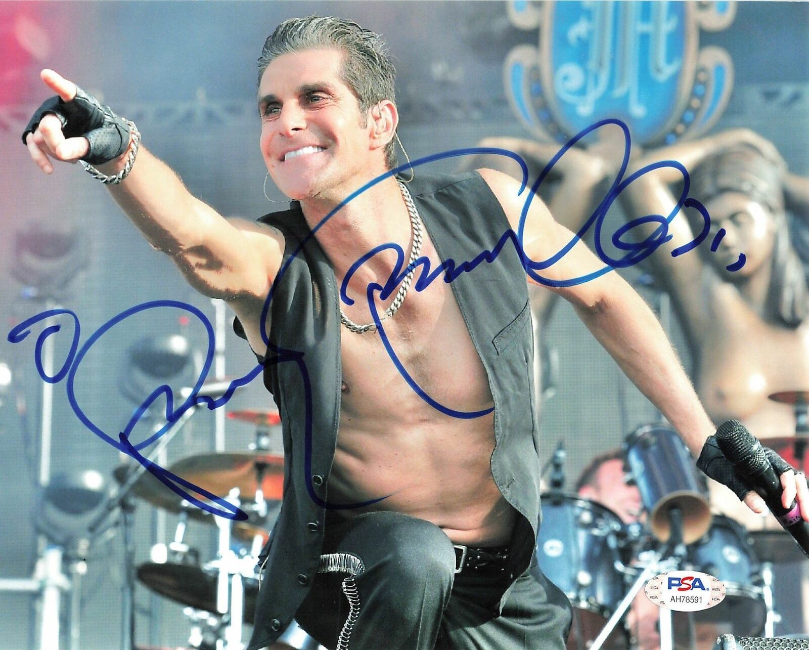 Perry Farrell signed 8x10 Photo Poster painting PSA/DNA Autographed Jane's Addiction