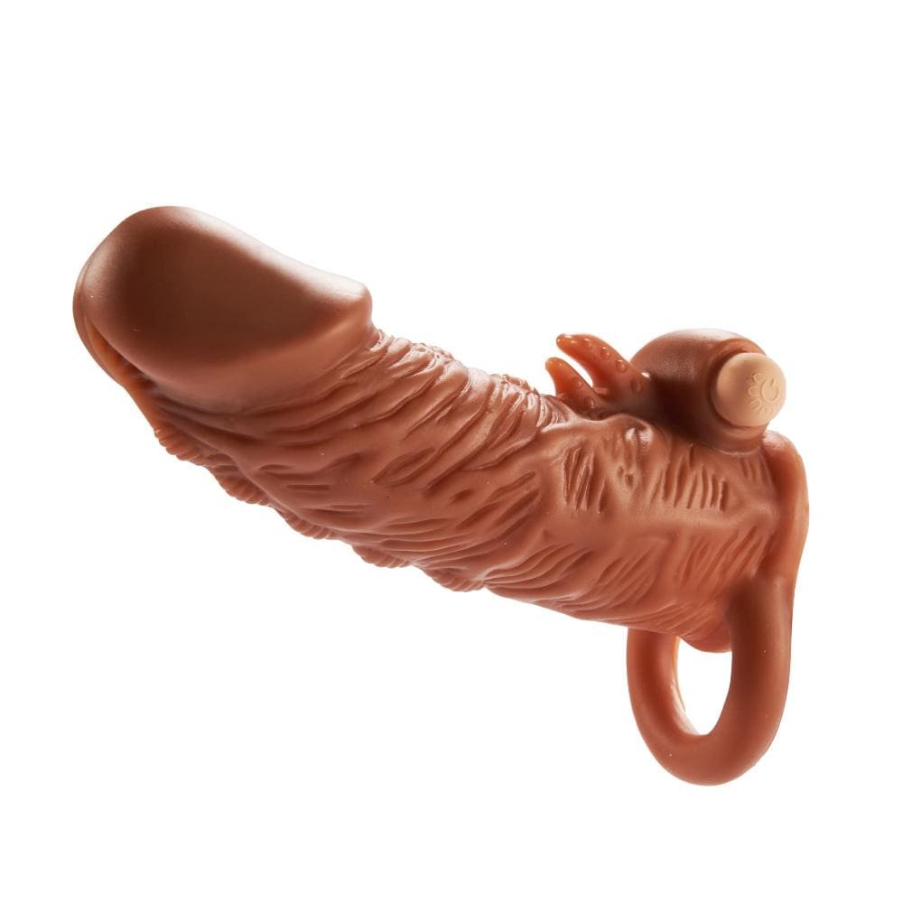 5.3   Thicken Lengthen Vibrating Penis Sleeve-FUNSEXDOLLS