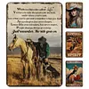 (Multi Style)Cowboy - Metal Tin Signs(8*12Inch)