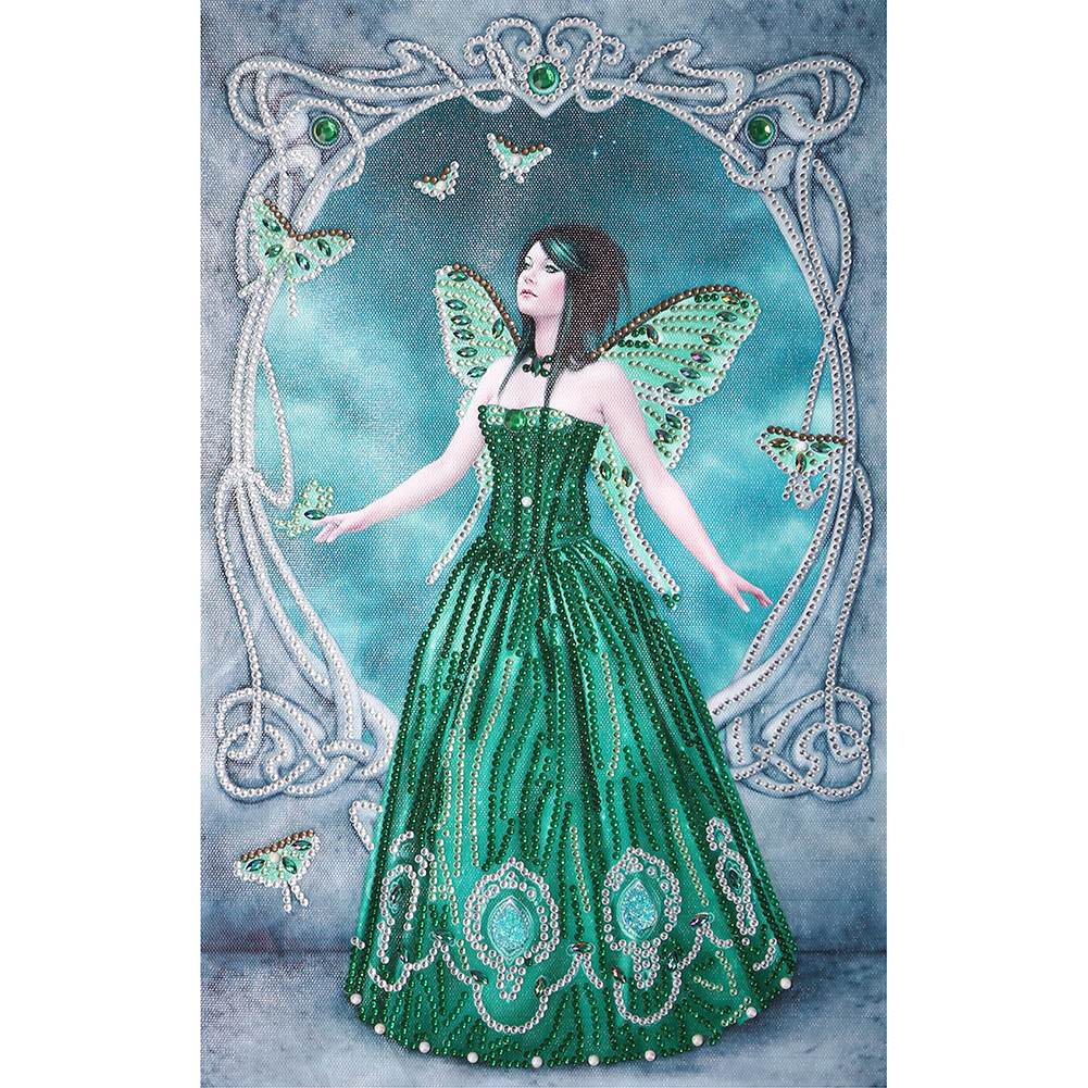 

Butterfly Angel - Special Shaped Diamond Painting - 30*45CM, 501 Original