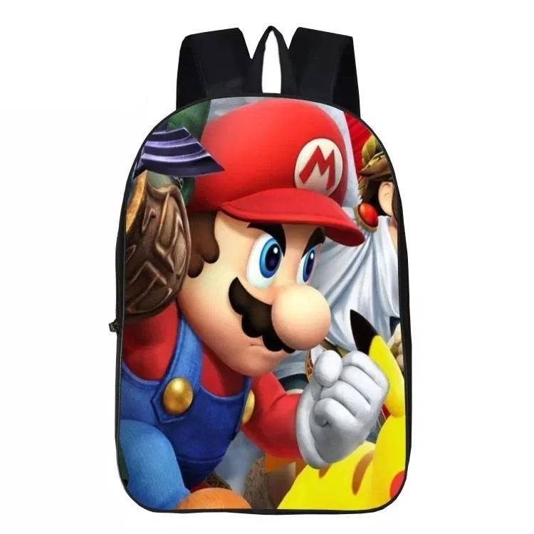 Buzzdaisy Game Super Mario #4 Backpack School Sports Bag