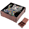 Diamond Painting Wooden Kitten 4 Slots Diamond Painting Storage Box for Adult Beginner