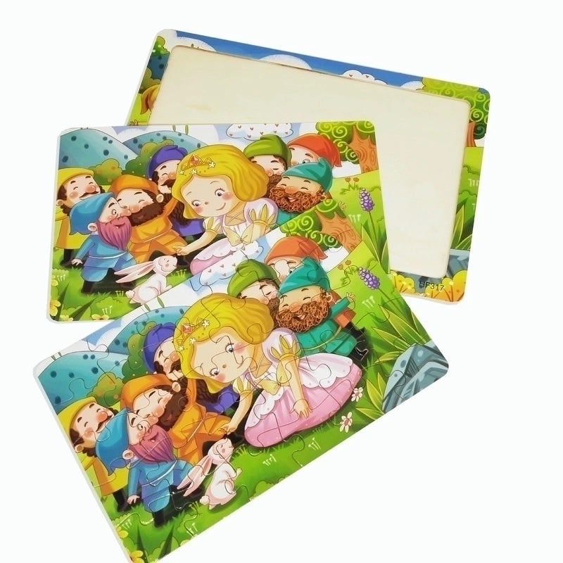 Puzzles Toddler(3-6Years) Cartoon Wood Toys