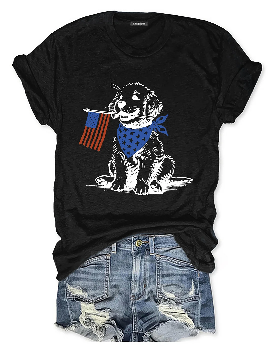 Golden Retriever 4th Of July T-shirt