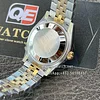Lady's Rolex 31mm Datejust m278273-0028 Two Tone Yellow Gold on Jubilee with Mother-of-pearl Diamond-set Dial Super clone
