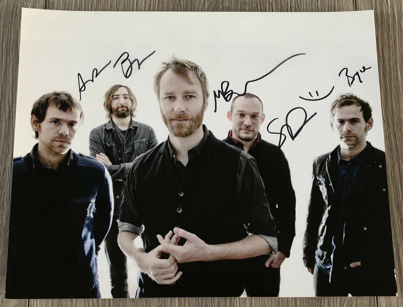 THE NATIONAL BAND MATT BERNINGER +4 SIGNED AUTOGRAPH 8x10 Photo Poster painting w/EXACT PROOF