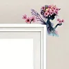 (US Local)Flower Girl  Diamond Painting Door Corner Sign DIY Door Frame Decor