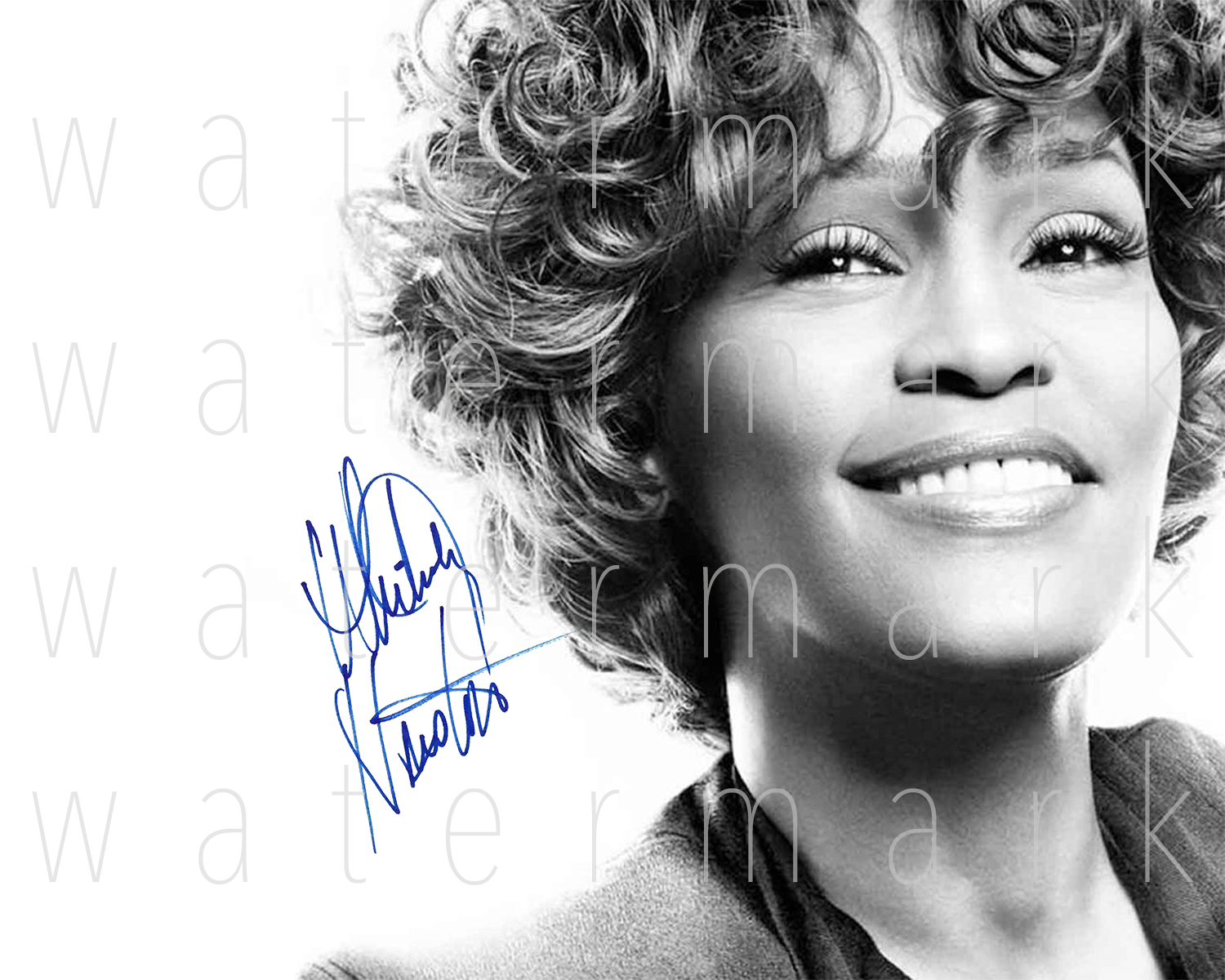 Whitney Houston signed Photo Poster painting 8X10 poster picture autograph RP