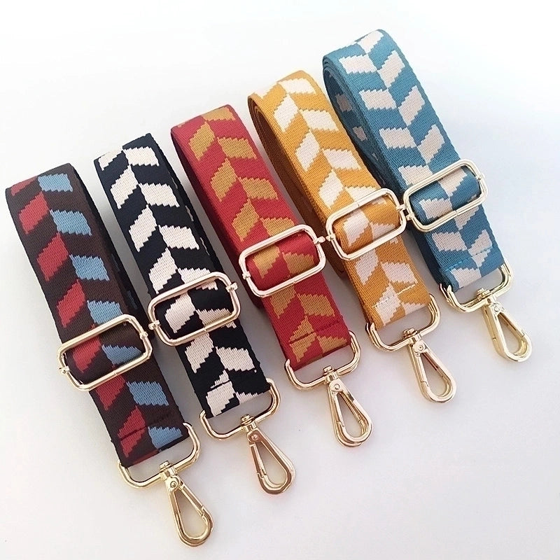 New Colorful Narrow Goods Purse Accessories Bag Strap Adjustable Shoulder Messenger Bag Long Strap Replacement Burden Reduction Wide Shoulder Strap