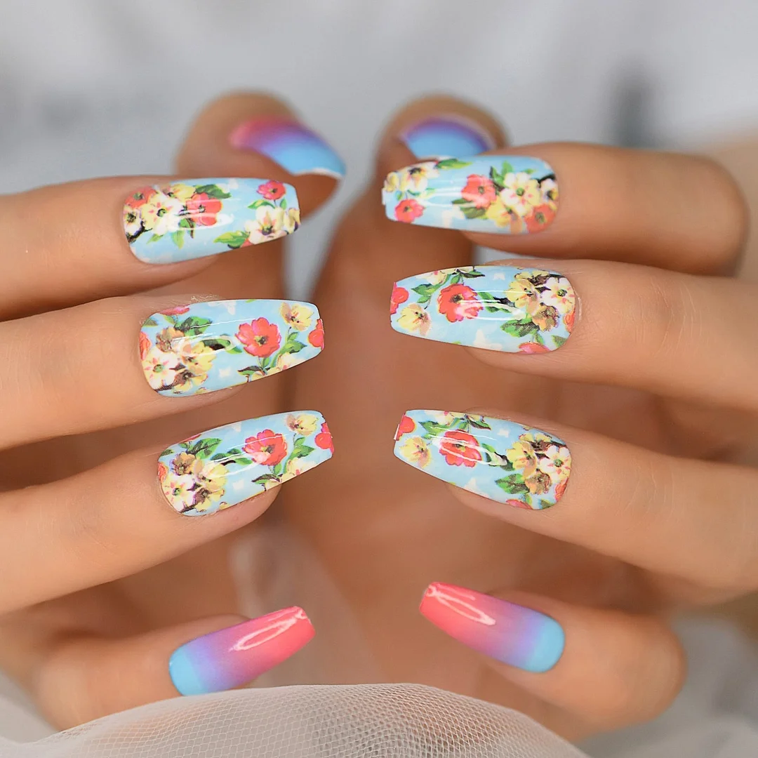 Nail Designs Nail Extension Long Press On Nail Supplies xxl Full Cover Nails Extra Long Sharp Nail Fake Nails Tips Coffin Decor-Nail Inspo