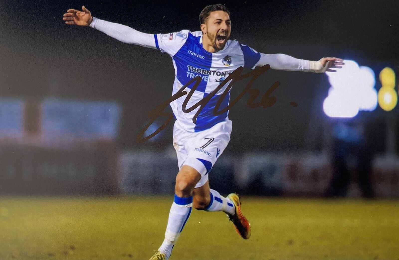Liam Sercombe Genuine Hand Signed Bristol Rovers 6X4 Photo Poster painting 3