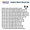3Pcs Engine Motor Mount Set Compatible with Escalade/Escalade ESV/Silverado 1500/Yukon XL/Yukon 2015 2016 2017 2018 2019 2020 Replacement for A5739 A5738 A5668 A5735