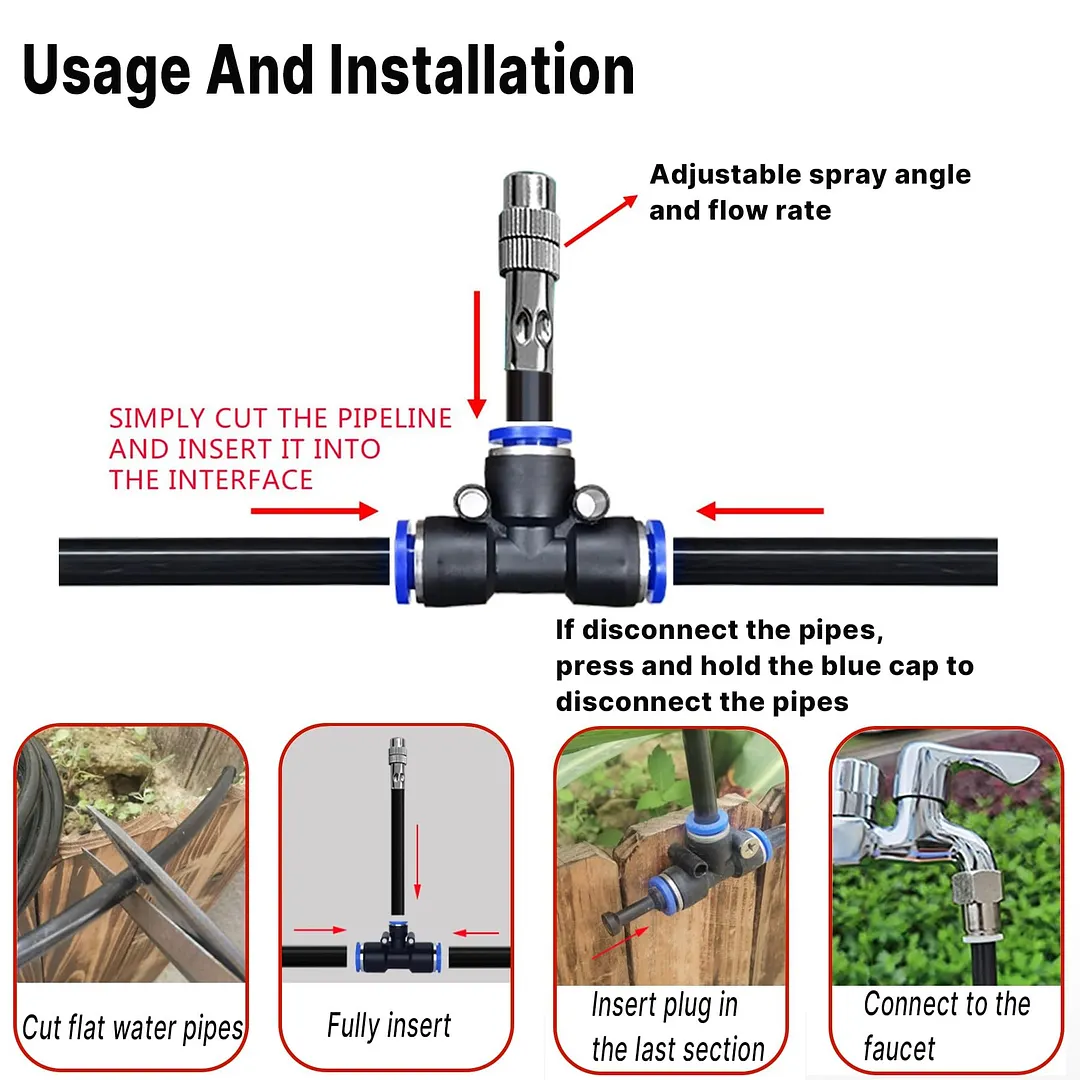 360&deg; Curved Garden Automatic Irrigation System