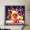 Pokémon Eevee-11CT Stamped Cross Stitch 40*40cm/15.75*15.75in