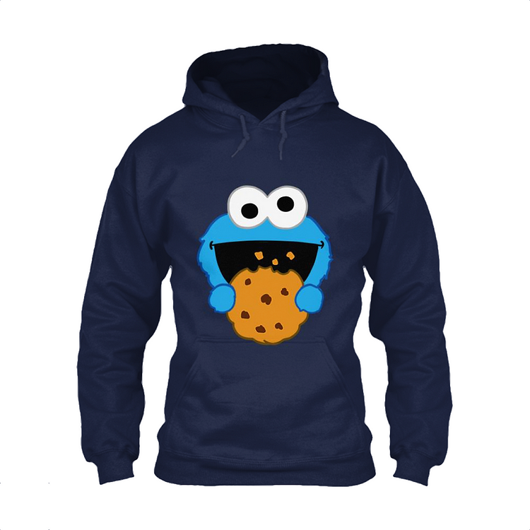 Blue Cookie Monster, Sesame Street Classic Hoodie