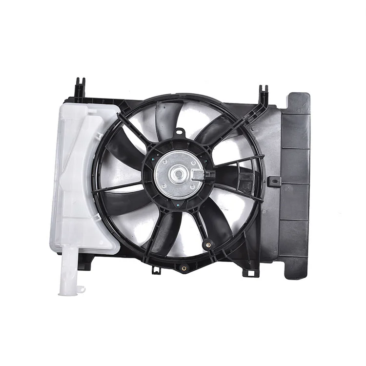 Silscvtt Radiator Condenser Cooling Fan Assembly Replacement for 2006-2015 Toyota Yaris