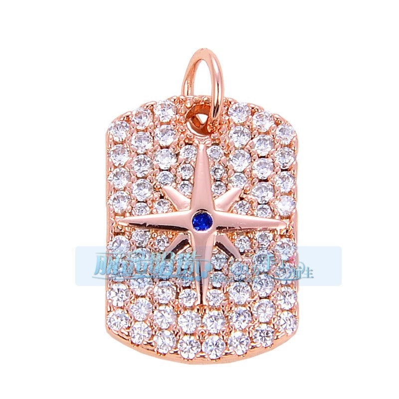 1 Piece 15 * 21mm 18 * 23mm 9*16mm Copper Zircon Sun Star Lightning Pendant Jewelry Accessories