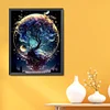 Moon Tree Of Life-11CT Stamped Cross Stitch 40*50cm/15.75*19.69in