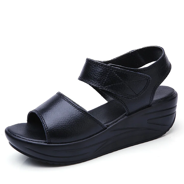 Women's Orthopedic Platform Sandals -Rocker Bottom Shoe  Stunahome.com