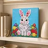 DIY Pre-Framed Rabbit Button Art Canvas Kit