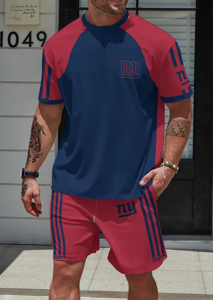 New York Giants Limited Edition Top And Shorts Two-Piece Suits