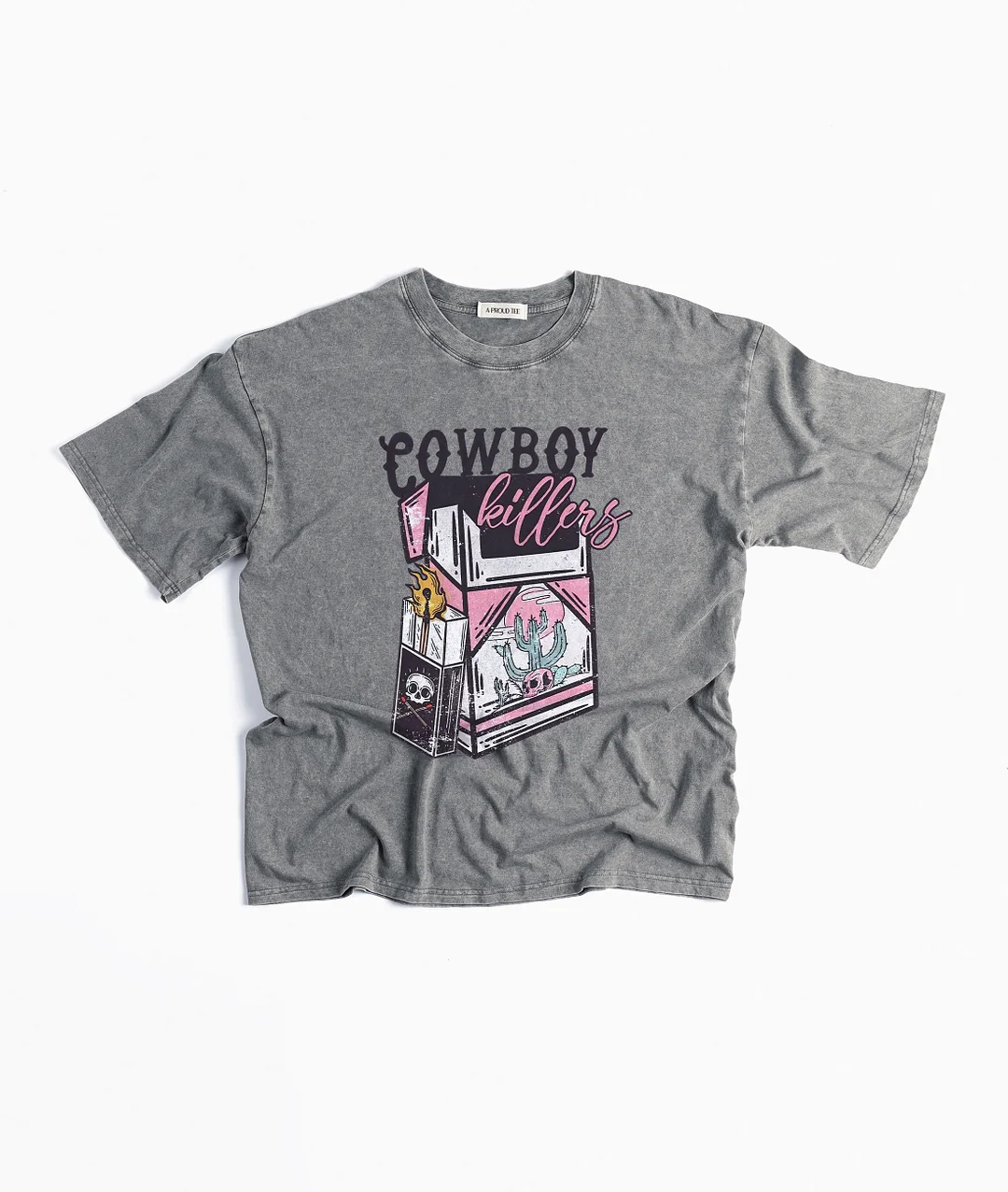 Cowboy Killer Western Acid Wash T-shirt