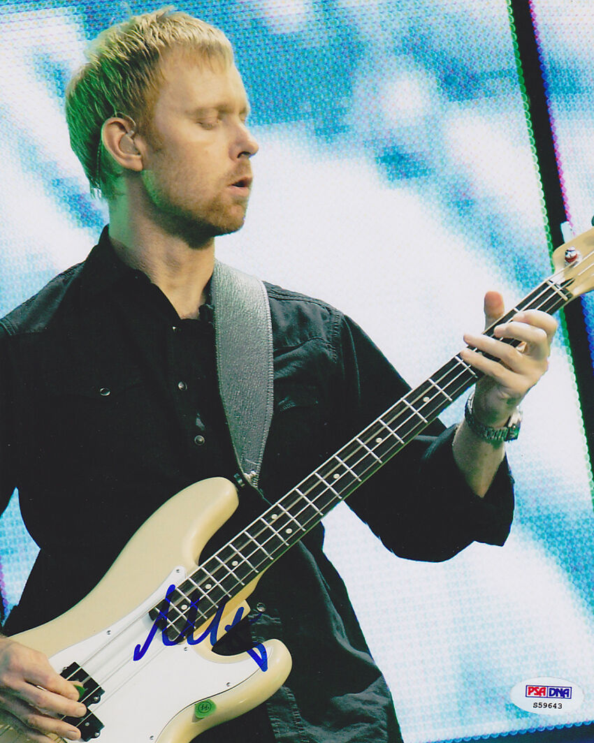 Nate Mendel SIGNED 8x10 Photo Poster painting Bassist Foo Fighter PSA/DNA AUTOGRAPHED