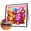 Funny Grandma-Full Round Diamond Painting 30*30CM
