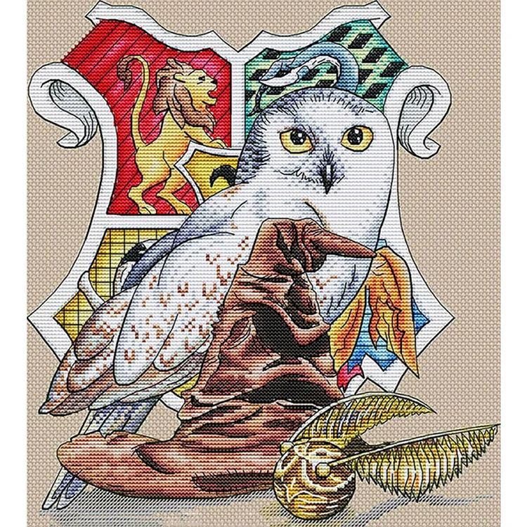 Harry Potter Owl 11CT Stamped Cross Stitch 40*46cm
