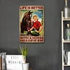 Girl And Horse - Vintage Metal Signs - 20*30cm/30*40cm - Western