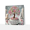 (Pre-Framed)Tree-Special Shape Diamond Painting Kit(25x25cm)