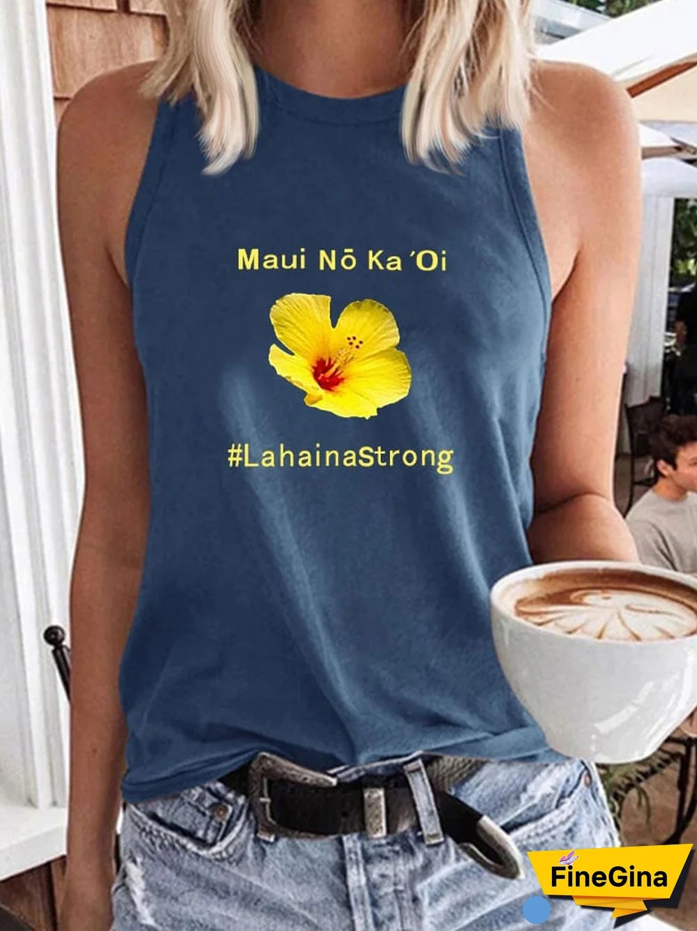 womens lahaina strong tank top