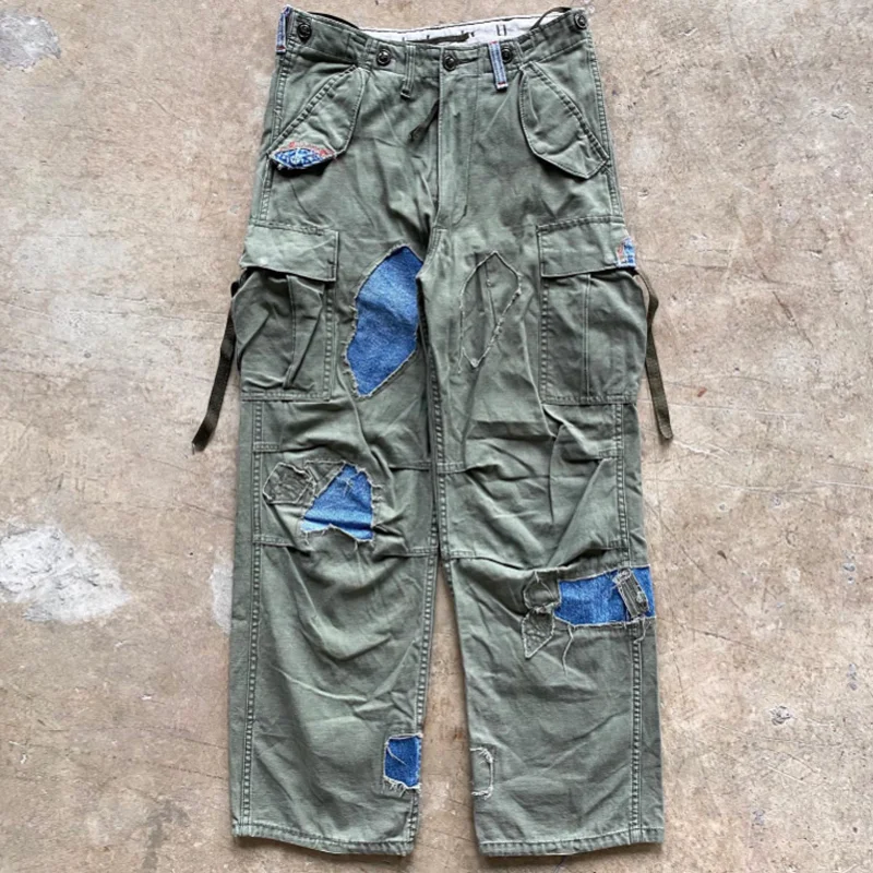 US Army Military Field M-1951 Repaired Trousers