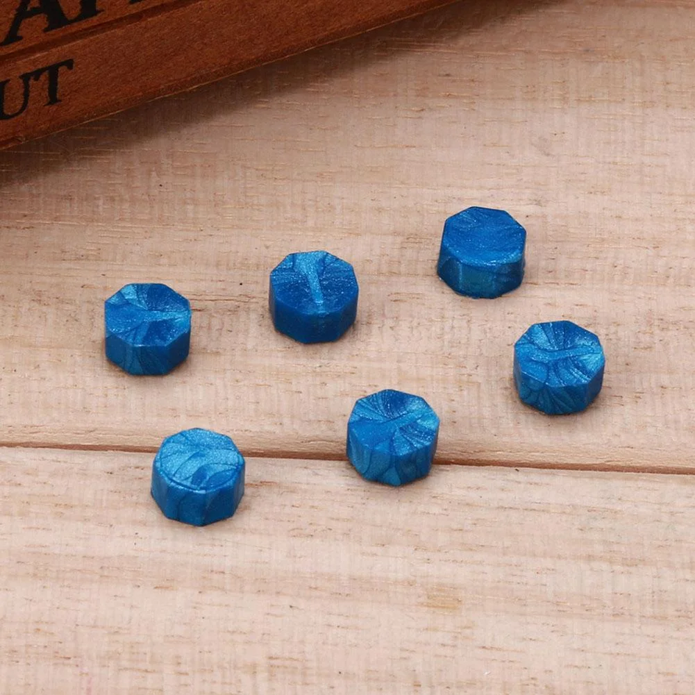 100pcs/Lot Retro Octagon Sealing Wax Beads Stamping Envelope Decor Wax Seal