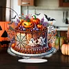 DIY Halloween Pumpkin Cake Diamond Painting Acrylic Desktop Ornaments