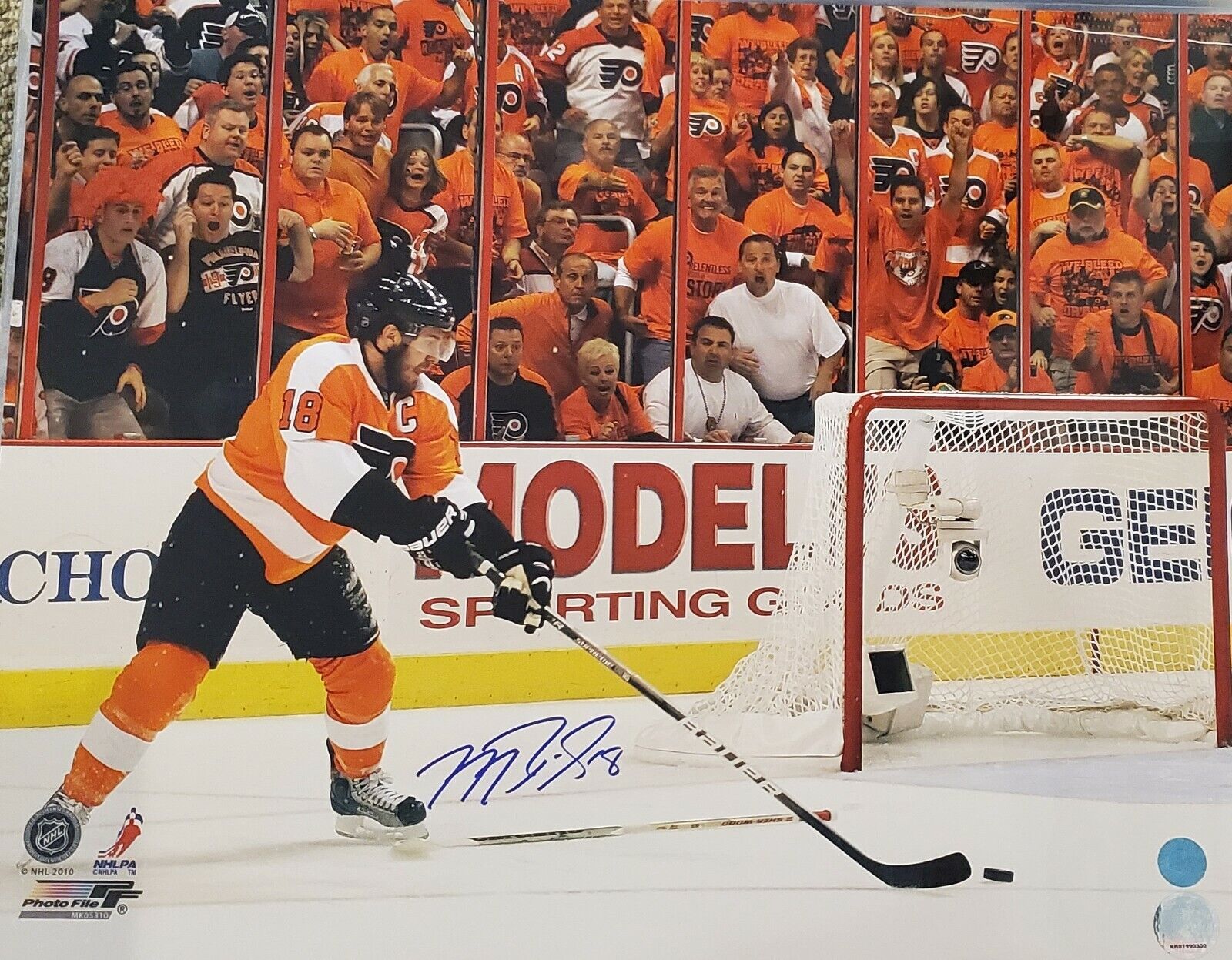 Autographed MIKE RICHARDS 16x20 Philadelphia Flyers Photo Poster painting w/COA