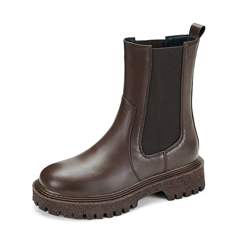 Yyvonne Yyvonne Plus Size Boots Casual Platform Ankle Boots Women's Chelsea Boots Autumn And Winter New Women's Boots
